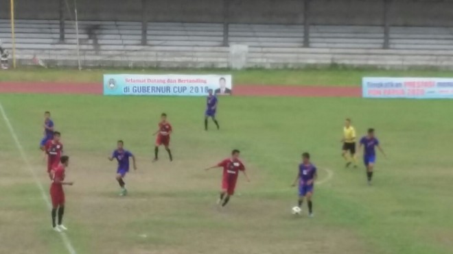 Laga Gubernur Cup PS Kerinci menhadapi PS Sarolangun.