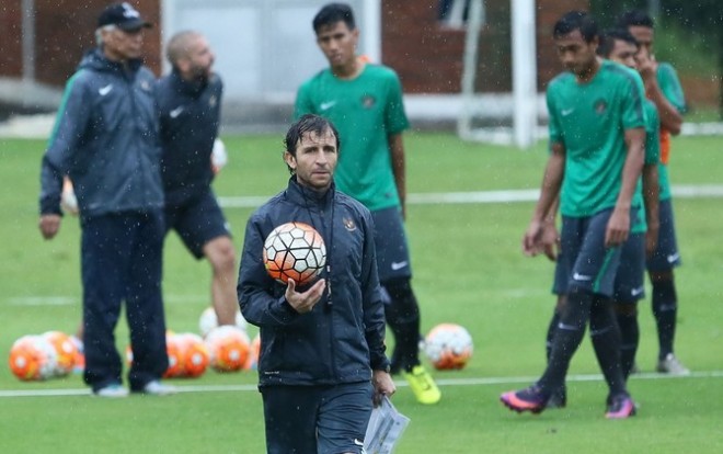 Luis Milla memanggil Zulfiandi dan Dimas Drajad sebagai pengganti Evan Dimas dan Ilham Udin Armaiyn. (Wahyudin/Jawa Pos)