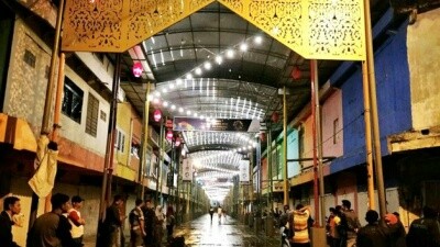 Penampakan Night Cullinary Market di Palembang (Istimewa)