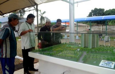 Show unit rumah DP Rp 0 (Dery Ridwansah/JawaPos.com)