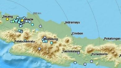 Gempa bumi mengguncang berpusat di Kabupaten Lebak, Banten