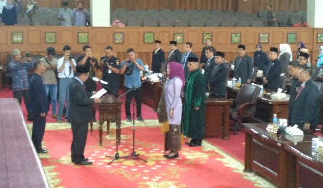 Sri Fatmawati Resmi Jabat Anggota DPRD Provinsi Jambi.
