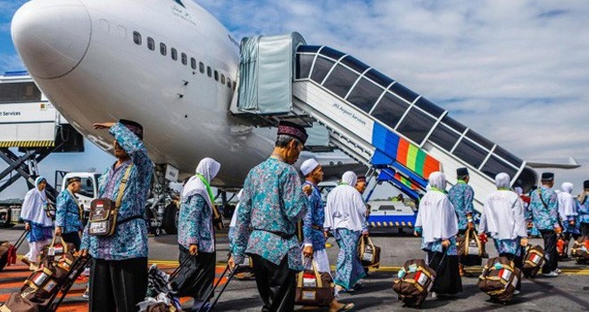 Jamaah haji periode 2017 (Dipta Wahyudi/Jawa Pos)