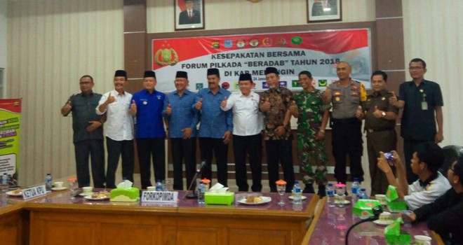 Rapat Koordinasi Lintas Sektoral membahas Pemilihan Kepala Daerah (Pilkada) serentak 2018