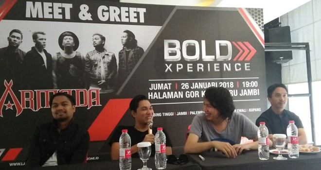 Grup Band Armada, saat jumpa fans