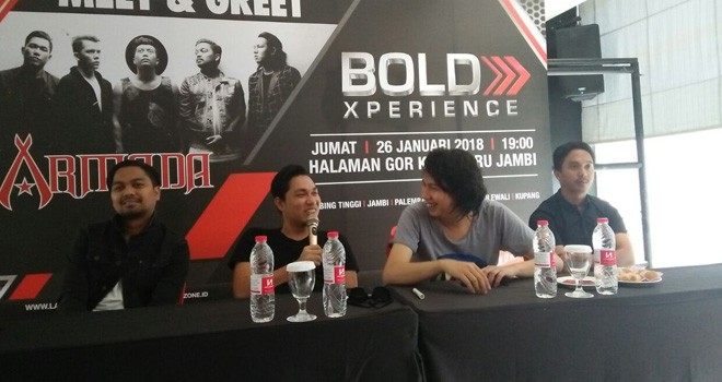 Grub Armada saat jumper di Swiss Bell Hotel.