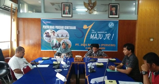 Jasa Raharja Berikan Fasilitas Dana Program Kemitraan Tahap I 2018.