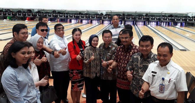 SAH saat kunjungan kerja pengawasan Venue Asian Games ke Palembang (25/1) kemarin.