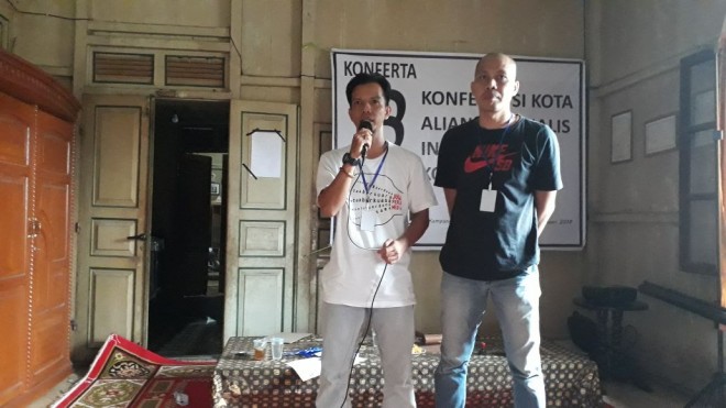 Ketua dan Sekretaris AJI Kota Jambi