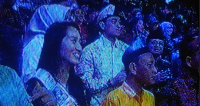 Zola dan Fachrori Nonton Langsung Liga Dangdut Indonesia.