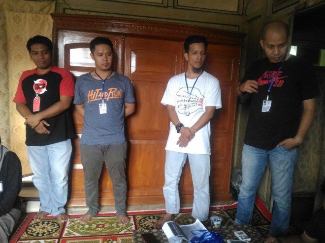 Calon ketua dan sekretaris Aji