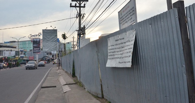 Pembangunan Jambi Business Center (JBC).