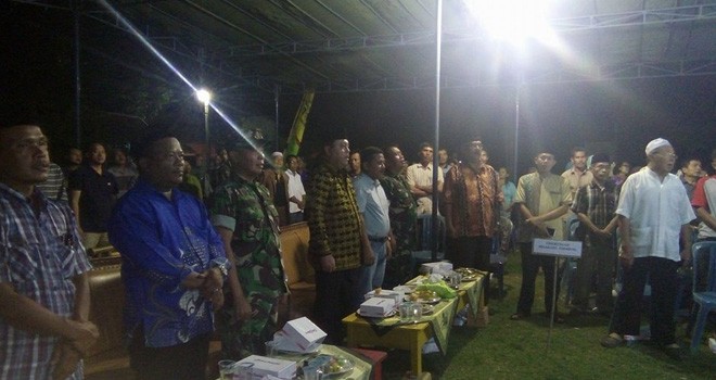 Suasana pemilihan Ketua RT 15 Kenali Besar belum lama ini.