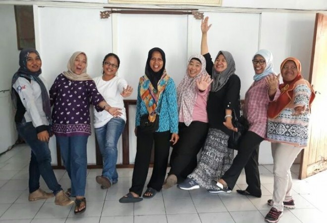 Pengurus Forum Jurnalis Perempuan Indonesia (FJPI).