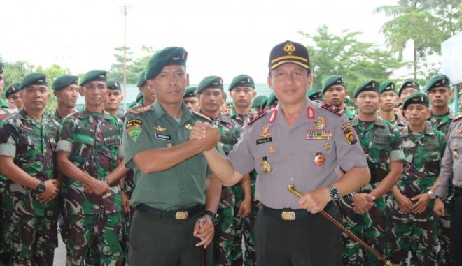 Kapolda Silaturahmi ke Yonif Raider 142 Ksatria Jaya.