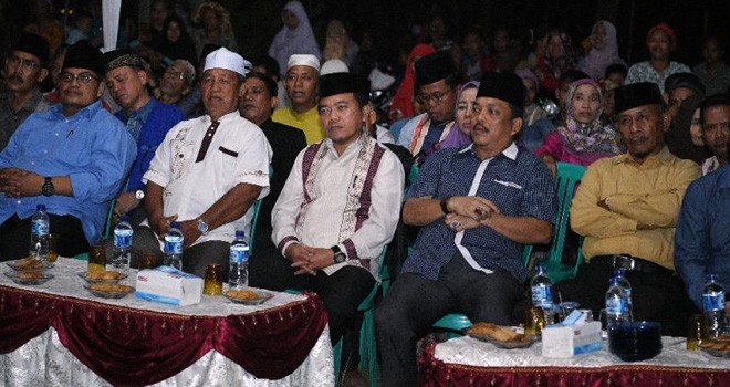 Bupati Merangin, Al Haris melakukan program Perjalanan Pejabat Tidur di Dusun (Pertisun)