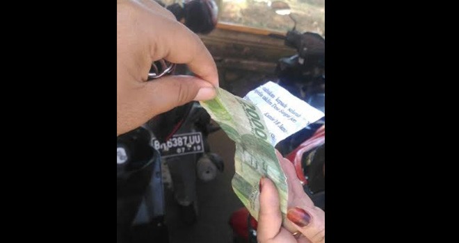 Uang Palsu Ditemukan Beredar di Pasar Sungai Penuh.