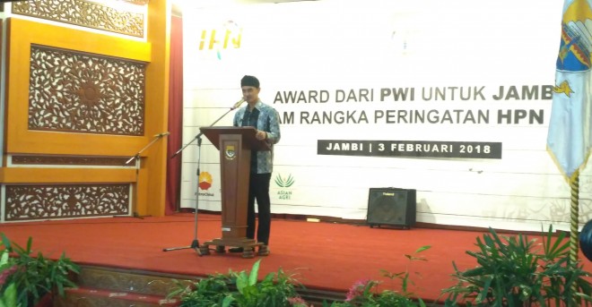 Gubernur Zola Apresiasi Kinerja Para Jurnalis di Jambi.