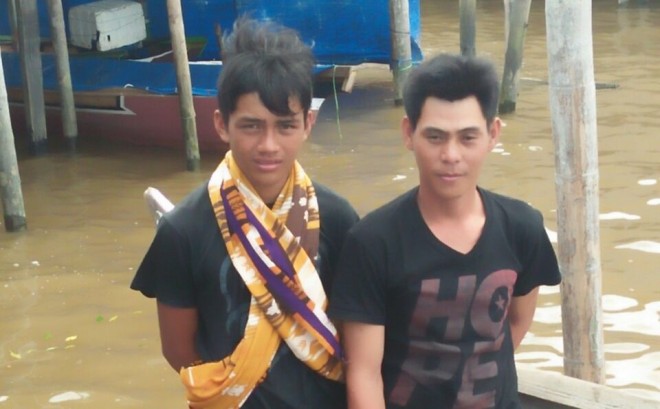 Dua Nelayan Asal Kualatungkal Selamat Dari Maut.