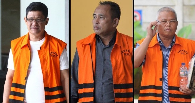 3 Tersangka Suap RAPBD Provinsi Jambi. 