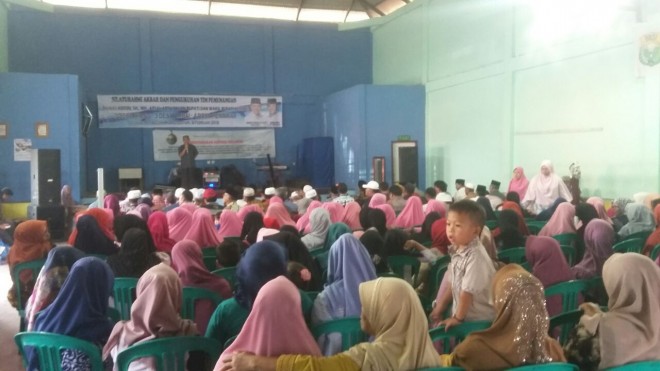 ZA Kukuhkan Tim Pemenangan 7 Desa Hiang, 3 Desa Ambai dan 4 Desa Penawar.