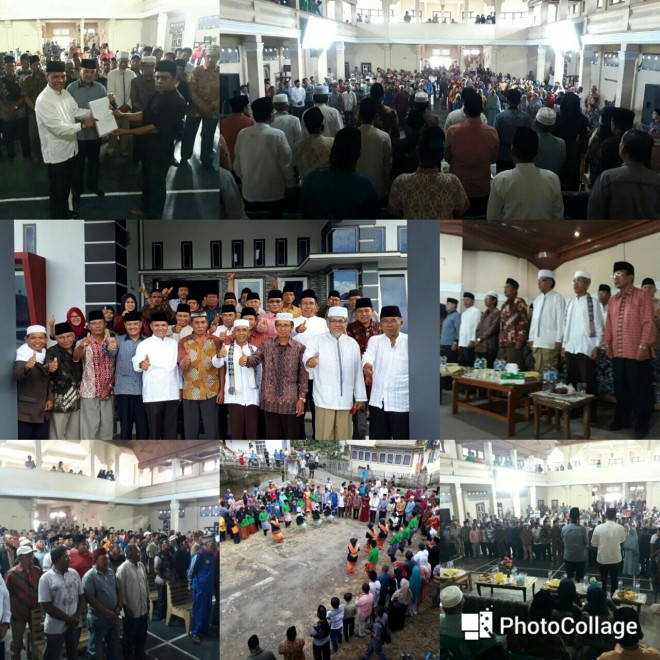 Pasangan Calon Bupati dan Wakil Bupati Kerinci, Zainal Abidin - Arsal Apri melantik tim pemenangan di Kecamatan Gunung Raya.