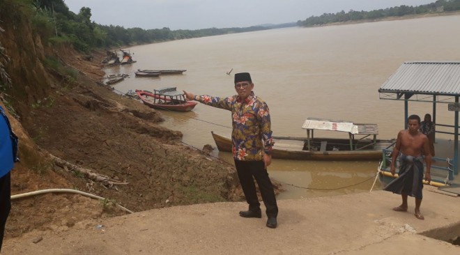 Monitoring Program Bedah Rumah, H Bakri Kunjungan ke Desa Teluk.
