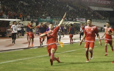 Marko Simic tampil on-fire dalam pertandingan ini (Marko Simic akhirnya mencetak hat-trick di Piala Presiden 2018)