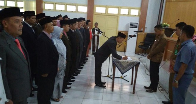 Ratusan Pejabat Eselon III dan IV Pemkab Bungo Dilantik.