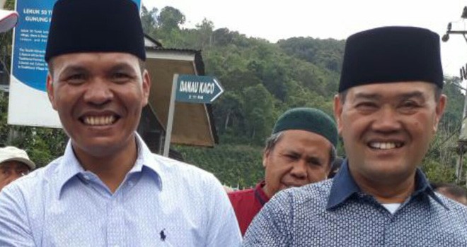 Calon Bupati dan Wakil Bupati Kerinci Zainal Abidin dan Arsal Apri (ZA).