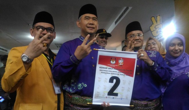 Dapat Nomor Urut 2, Teriakan Fasha-Maulana Menang Menggema.