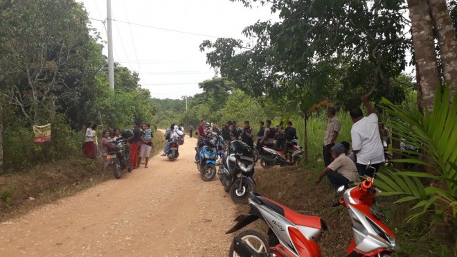 Kondisi di lokasi