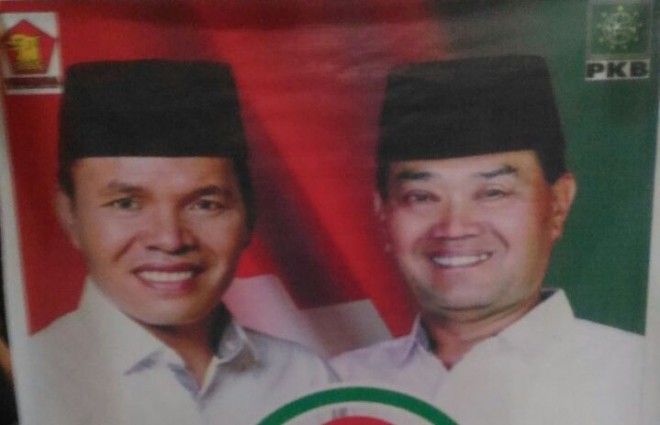 Pasangan Calon Bupati dan Wakil Bupati Kerinci, Zainal Abidin dan Arsal Apri.