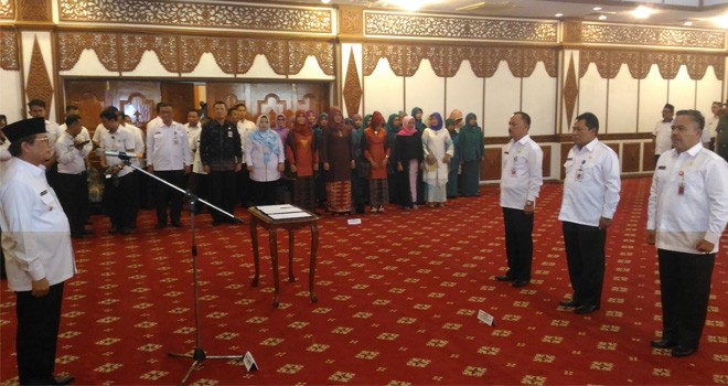  Pelantikan tiga Penjabat sementara (Pjs) 