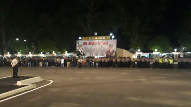 Apel pengamanan Hari Raya Imlek 2018 di Polda Jambi