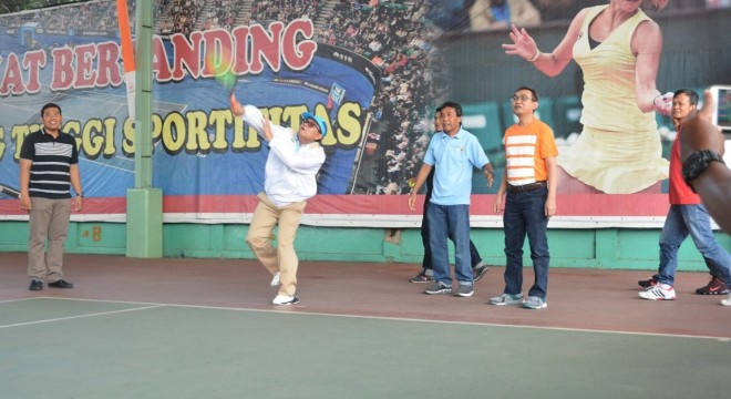 Wagub Buka Turnamen Tenis Lapangan Piala K3 Petro China.
