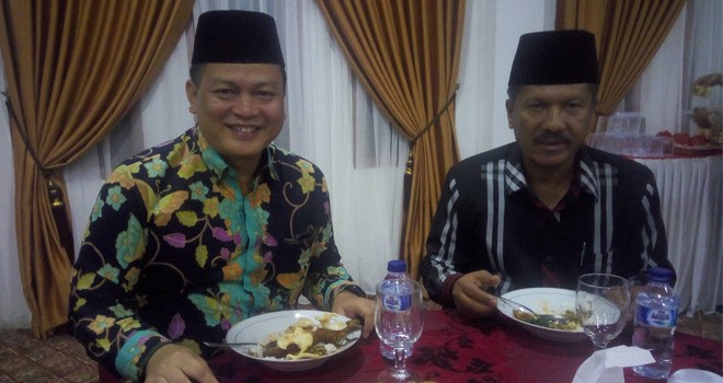 Penyambutan Pjs Bupati Merangin di Rumah Dinas 