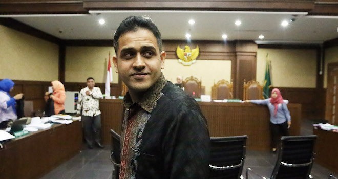 Mantan Ketua Bendahara Umum Partai Demokrat Nazaruddin