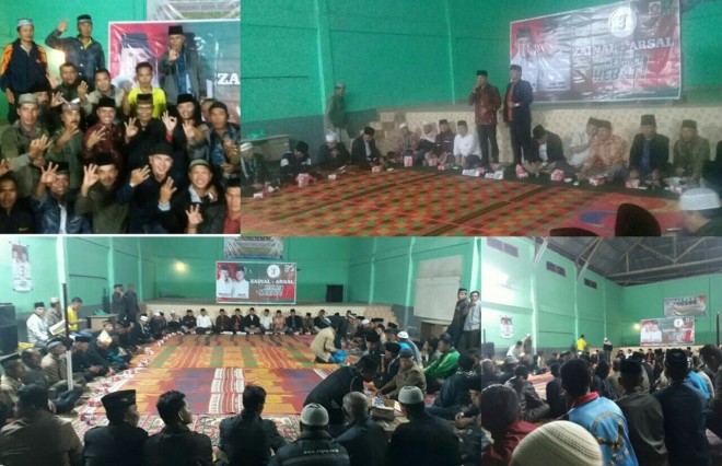 Masyarakat 5 Desa Kubang Pastikan Solid Dukung Zainal-Apri.