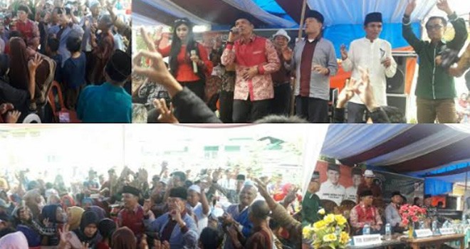 Terlihat Ribuan Warga hadiri Kampanye Zainal-Arsal.