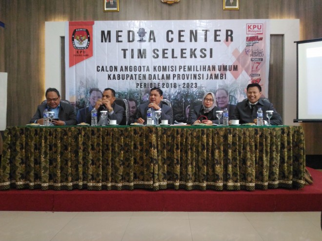 (Timsel) calon anggota KPU Kabupaten/Kota di Provinsi Jambi 