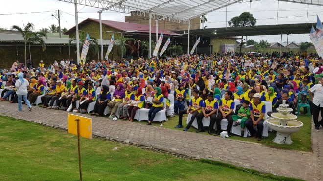 2.500 warga datang ke Ev Garden, Rabu (28/2)