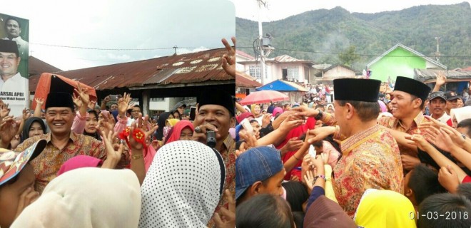 Masyarakat 5 Desa Kedepatian Semerap Nyatakan Siap Menangkan Zainal-Arsal.