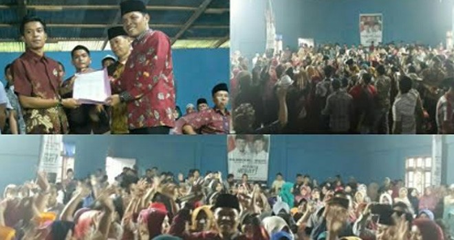 Pemuda 12 Desa Tanco Nyatakan Sikap Dukung ZA.