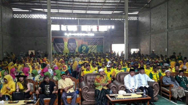 Pelantikan sekitar 980 orang Tim Pemenangan 