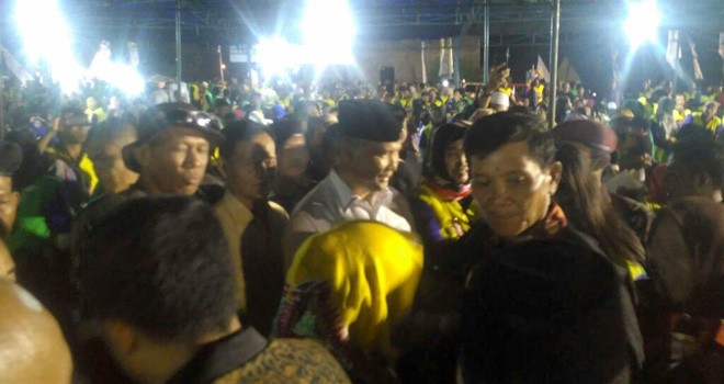 Pengukuhan relawan Pasangan Calon Walikota dan Wakil Walikota Jambi 2018, Fasha-Maulana.