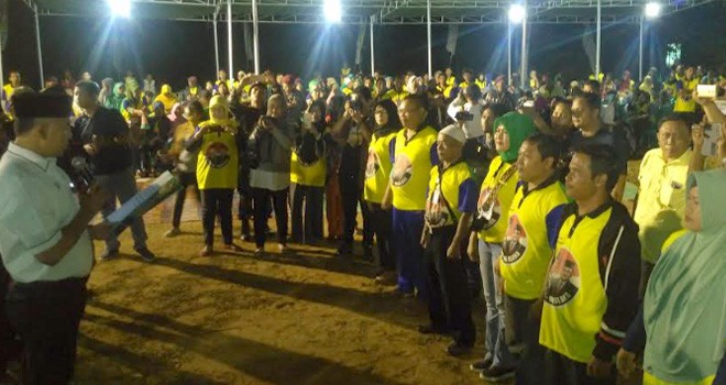 Pengukuhan relawan Pasangan Calon Walikota dan Wakil Walikota Jambi 2018, Fasha-Maulana.