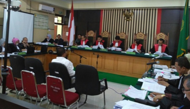 Sidang lanjutan dugaan suap pengesahan RAPBD Provinsi Jambi tahun 2018.