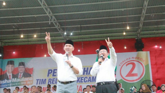 Pasangan calon walikota Jambi Sy Fasha-Maulana (FM)