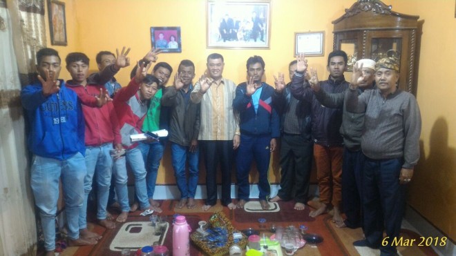 Temui Arsal Apri, Warga Sungai Lintang Nyatakan Dukungan.